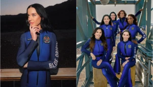 Katy Perry participa de voo histórico da Blue Origin com tripulação feminina