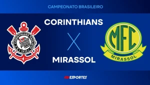 Corinthians x Mirassol: confira a transmissão da Jovem Pan ao vivo