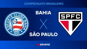 Bahia x São Paulo: confira a transmissão da Jovem Pan ao vivo