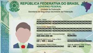 Nova Carteira de identidade nacional já disponível para 13 milhões de brasileiros