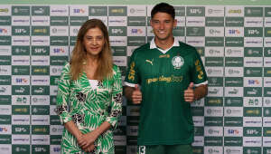 Emiliano Martínez é apresentado no Palmeiras e mira clássico contra o Corinthians