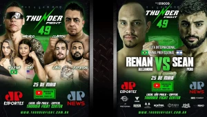 Jovem Pan fecha parceria com o Thunder Fight e leva o MMA para sua programação multiplatorma até o final de 2025﻿