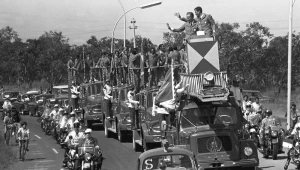 Depois do tri, a seleção voltou para casa e cumpriu protocolos com o regime militar