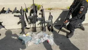 PM apreendeu 500 fuzis em ações contra o crime organizado ao longo deste ano
