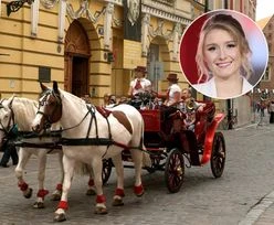 Kinga Duda i funkcjonariusz SOP walczyli z końskimi odchodami. 