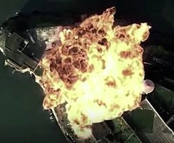 Chiny. Do filmu propagandowego użyli scen z 