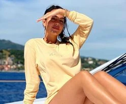 Partnerka Cristiano Ronaldo na siłowni. Georgina chwali się krągłościami