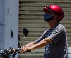 Motocykl i skuter. Przez koronawirusa maseczki są dla kierujących obowiazkowe