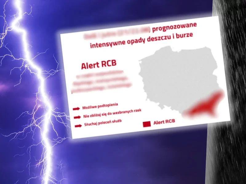 Pogoda w Polsce wymyka się spod kontroli. RCB wydało alert