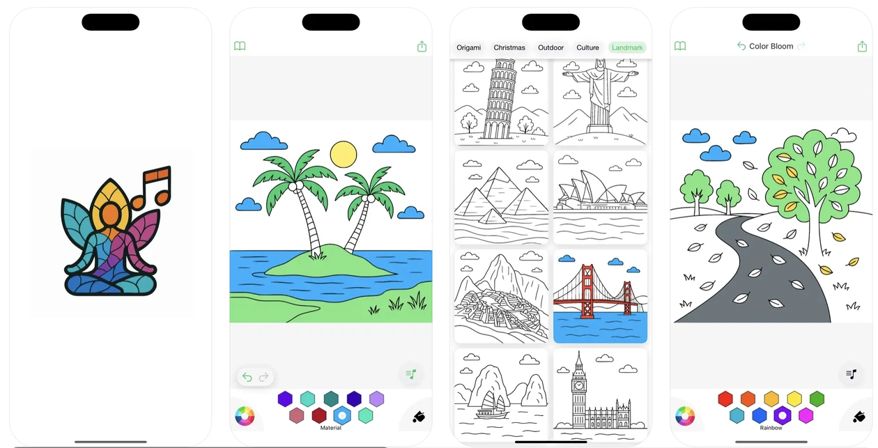 Promoções na App Store: Color Bloom: Coloring Book, Transport INC, Pin Points Distance Calculator e mais!