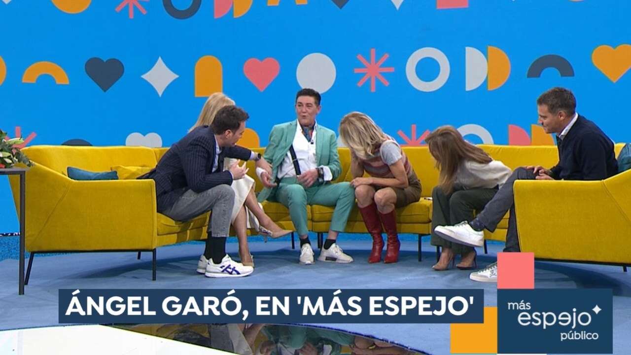 Ángel Garó sangra en directo en 