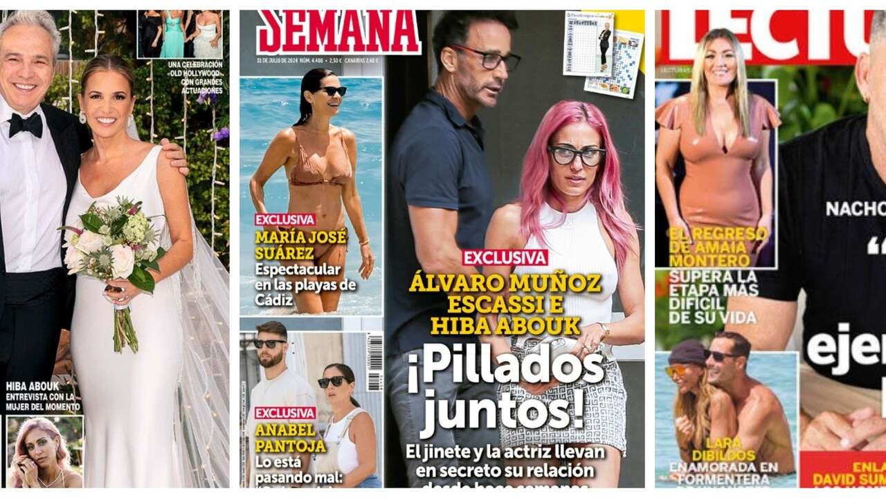 Kiosco: la boda de David Summers, el aniversario de Tamara y la demanda de Palau a Miguel Bosé, protagonistas del 