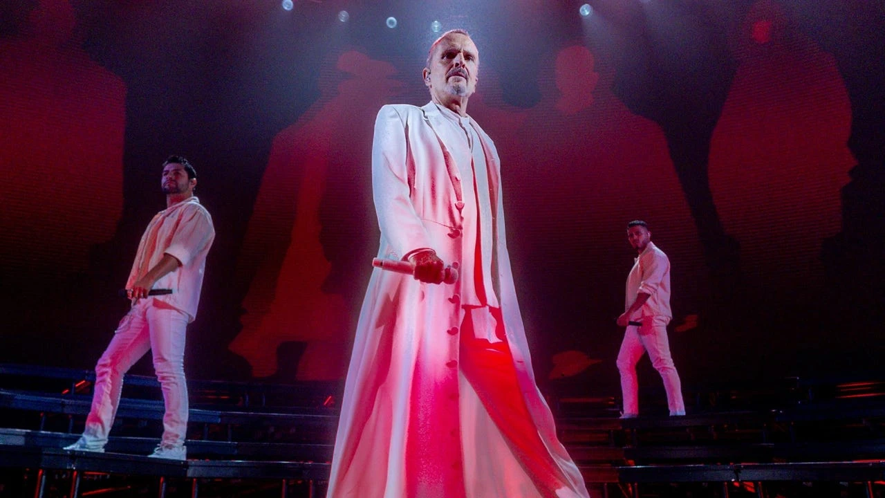 Miguel Bosé en su regreso a Madrid: 