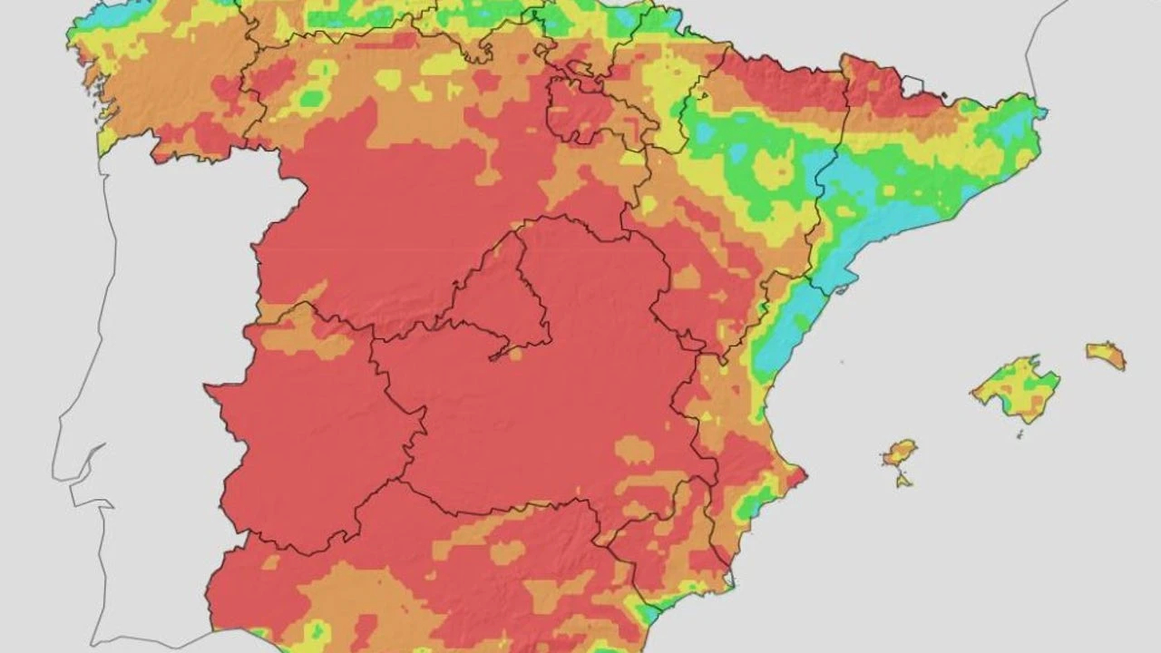 Alerta roja por incendios: la AEMET pone a media España en riesgo extremo