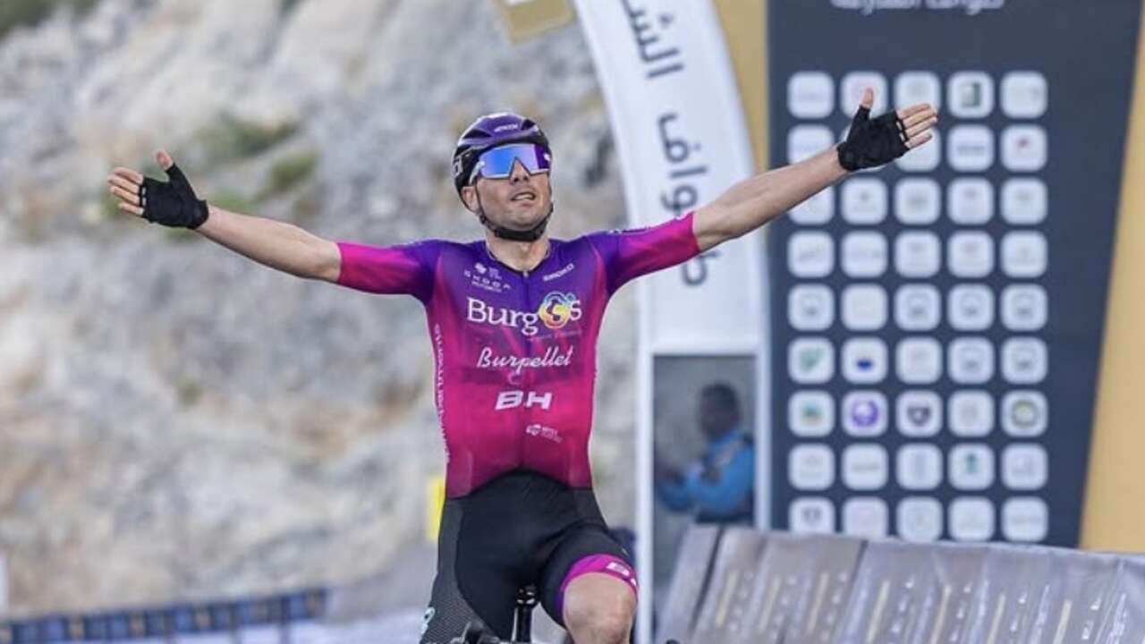 Mario Aparicio conquista la primera etapa del Tour de Sharjah y se viste de amarillo