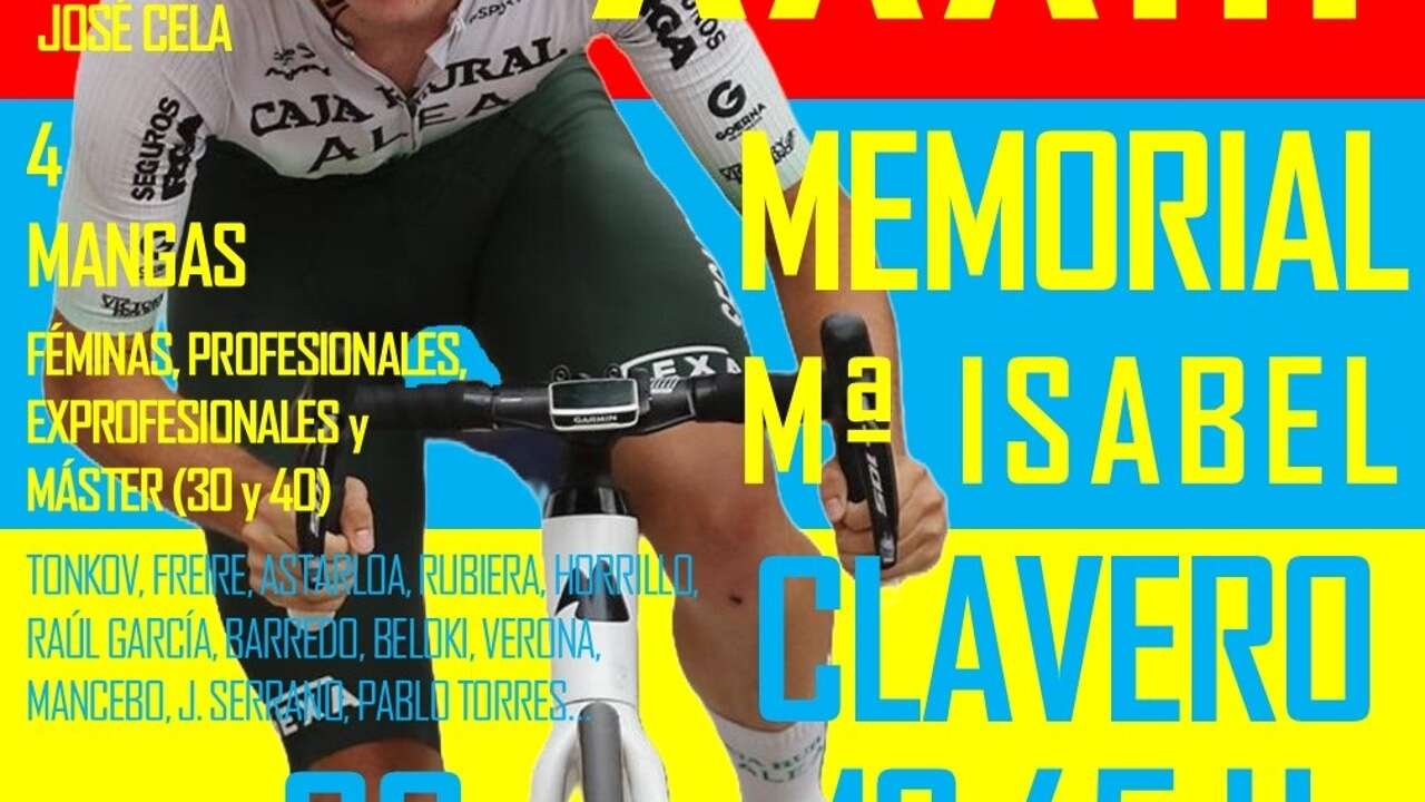 Óscar Freire, Beloki, Mancebo y Tonkov se citan en el Memorial Isabel Clavero