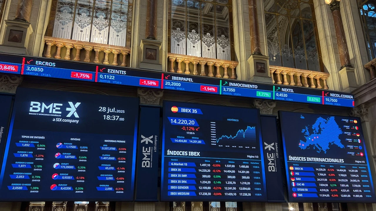 Ibex 35 cierra con pérdidas tras los aranceles de Donald Trump