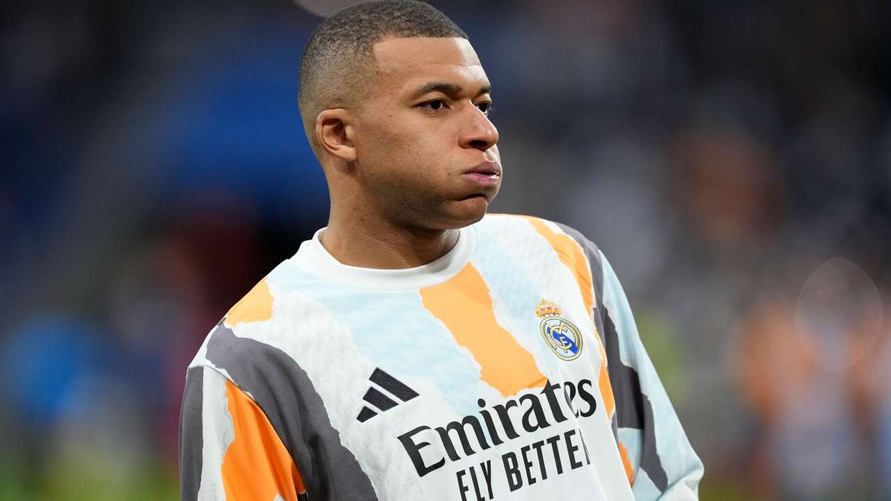 Sorpresón; Mbappé no empieza el último entrenamiento del Real Madrid antes del Atlético