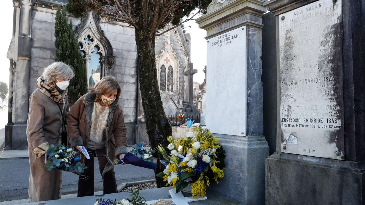 Consuelo Ordóñez lamenta en el homenaje a su hermano que los jefes políticos de ETA 