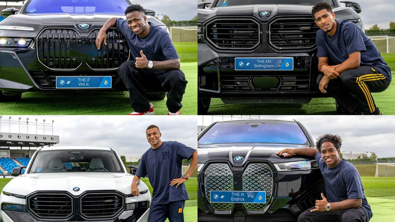 La plantilla del Real Madrid ya tiene sus nuevos BMW: estos son lo futbolistas que han elegido los modelos más caros y los más baratos