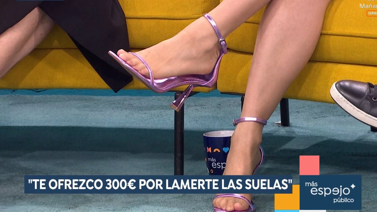 Ofrecen 300 € a una trabajadora de 'Espejo Público' por dejar lamerse las suelas de sus zapatos