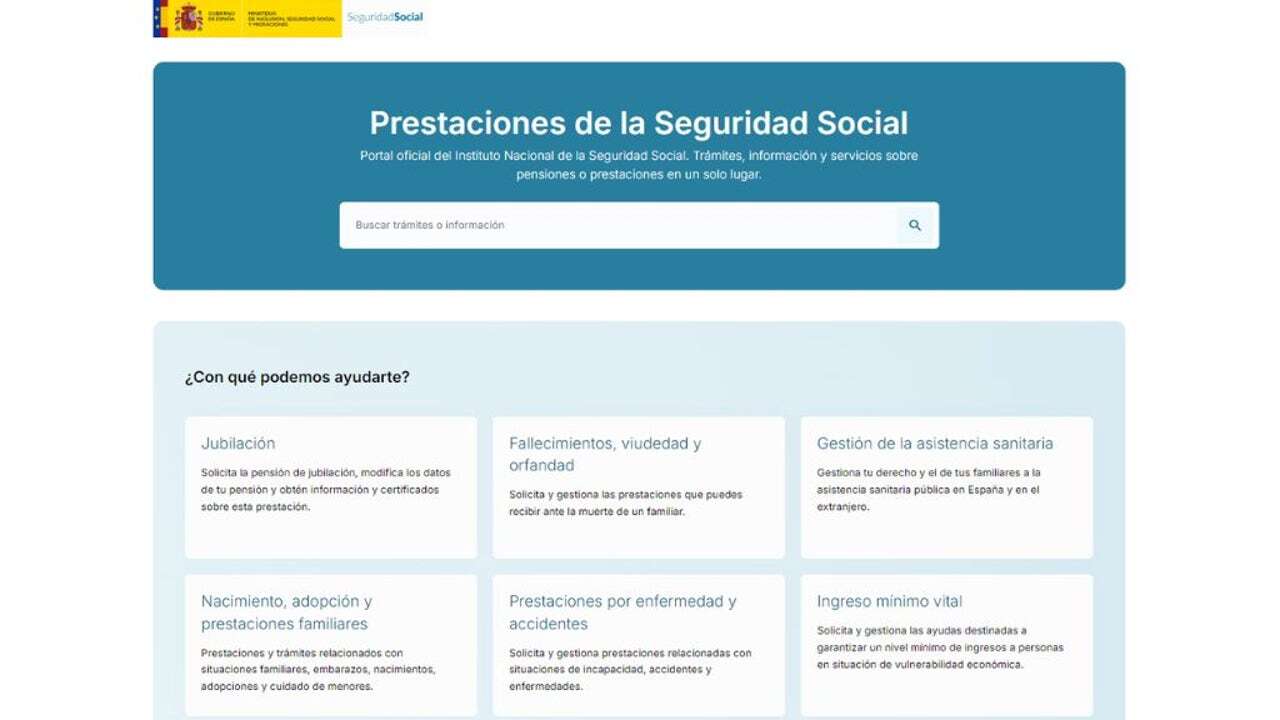 La Seguridad Social presenta su nueva página web: simulador de jubilación e Ingreso Mínimo Vital con lenguaje 