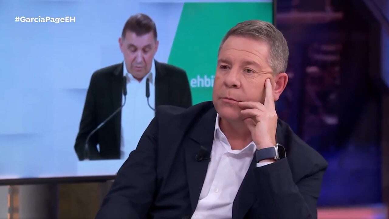 García-Page lanza una puya a Sánchez en 'El Hormiguero': 