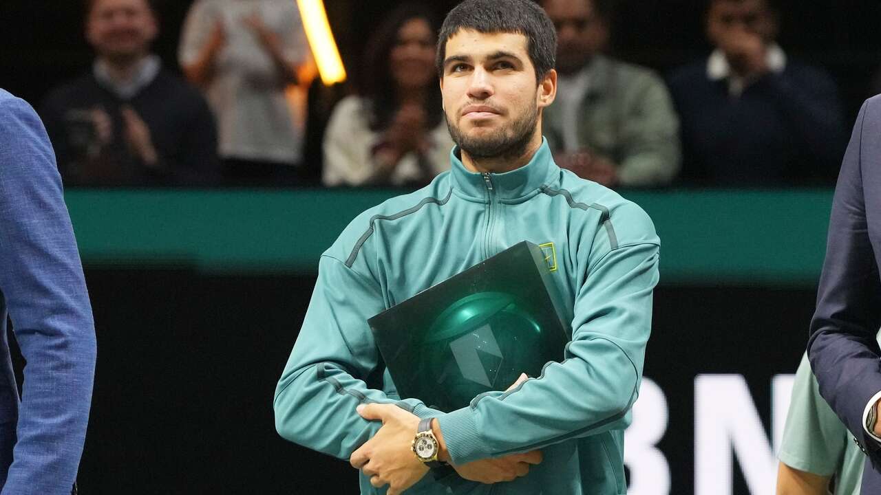 Así queda la clasificación de la ATP: Alcaraz recorta distancias tras su triunfo en Róterdam