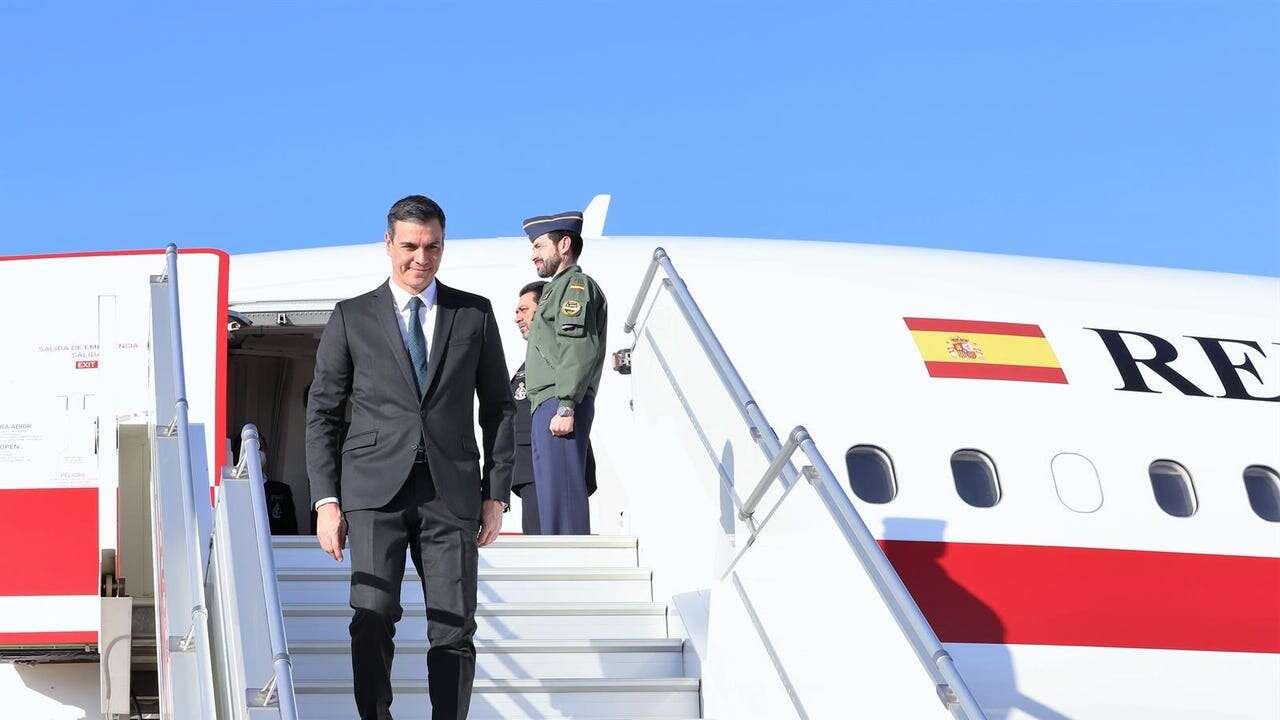 Intervención de Sánchez durante la visita a la sede del grupo Envision, en Shanghái