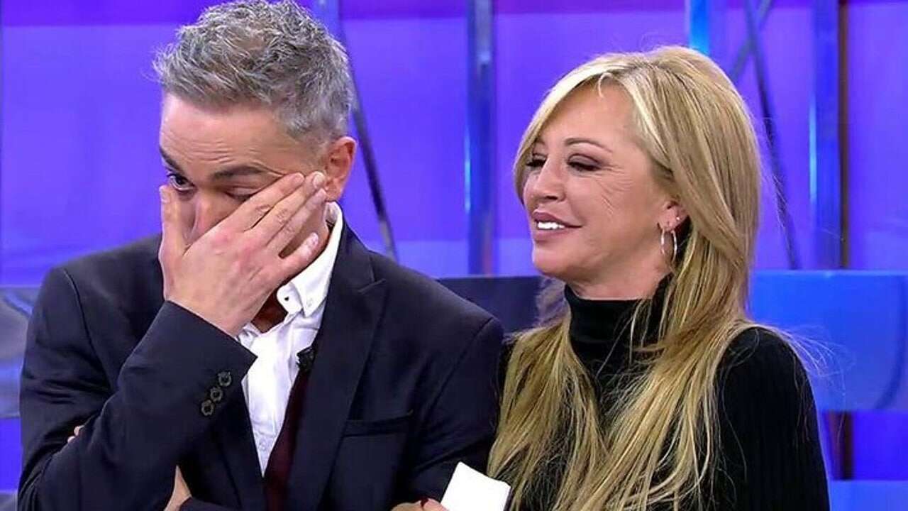 Belén Estaban y Kiko Hernández reaccionan en directo al cáncer de Belén Rodríguez