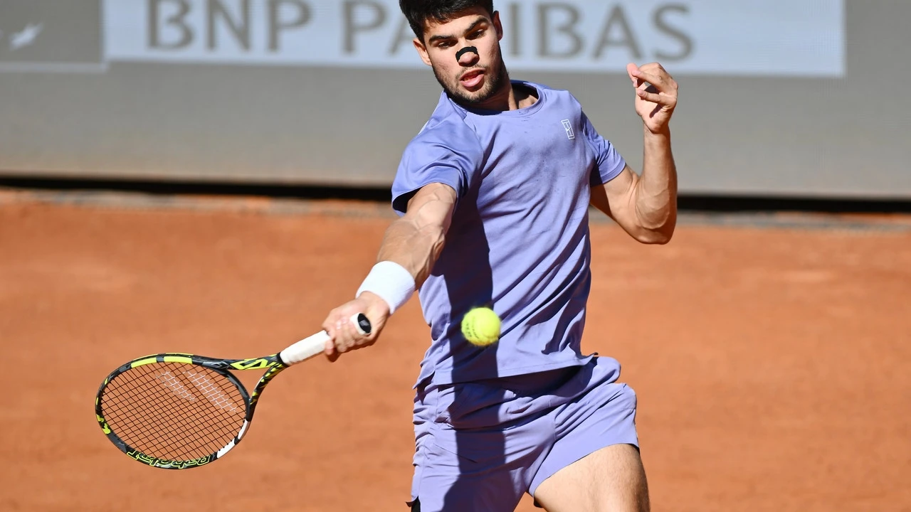 Alcaraz - Sinner, en directo hoy: final ATP Masters 1.000 Roma 2025, en vivo online