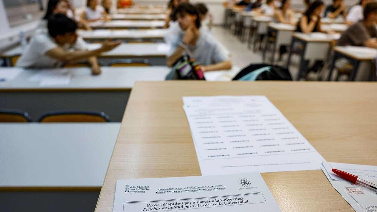 El examen de Matemáticas II de la EBAU 2024 en Valencia, 