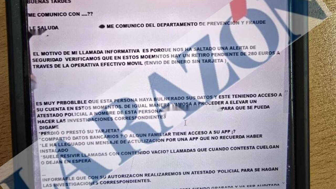 El guion de los estafadores telefónicos peruanos: consiguieron más de tres millones de euros de 10.000 víctimas en España