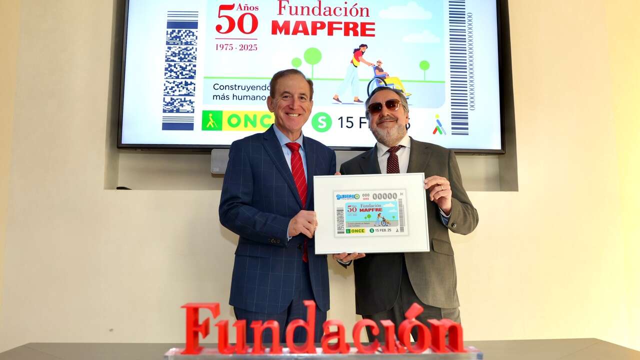 Fundación MAPFRE lanza con la ONCE un cupón conmemorativo de su 50 aniversario