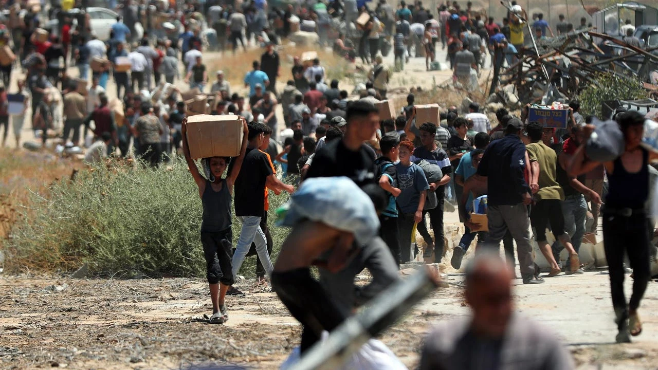 La Fundación Humanitaria para Gaza vuelve hoy a repartir comida en la Franja
