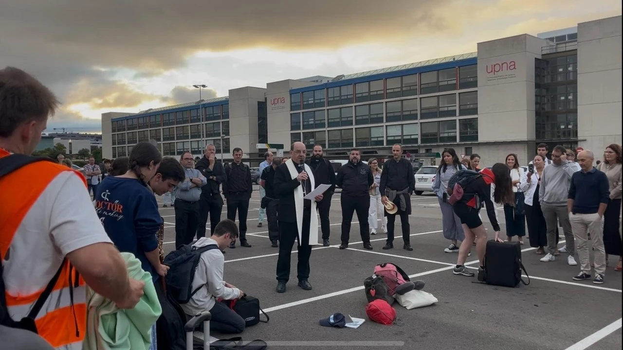 Seiscientos jóvenes parten hacia Roma desde Pamplona para ganar el Jubileo