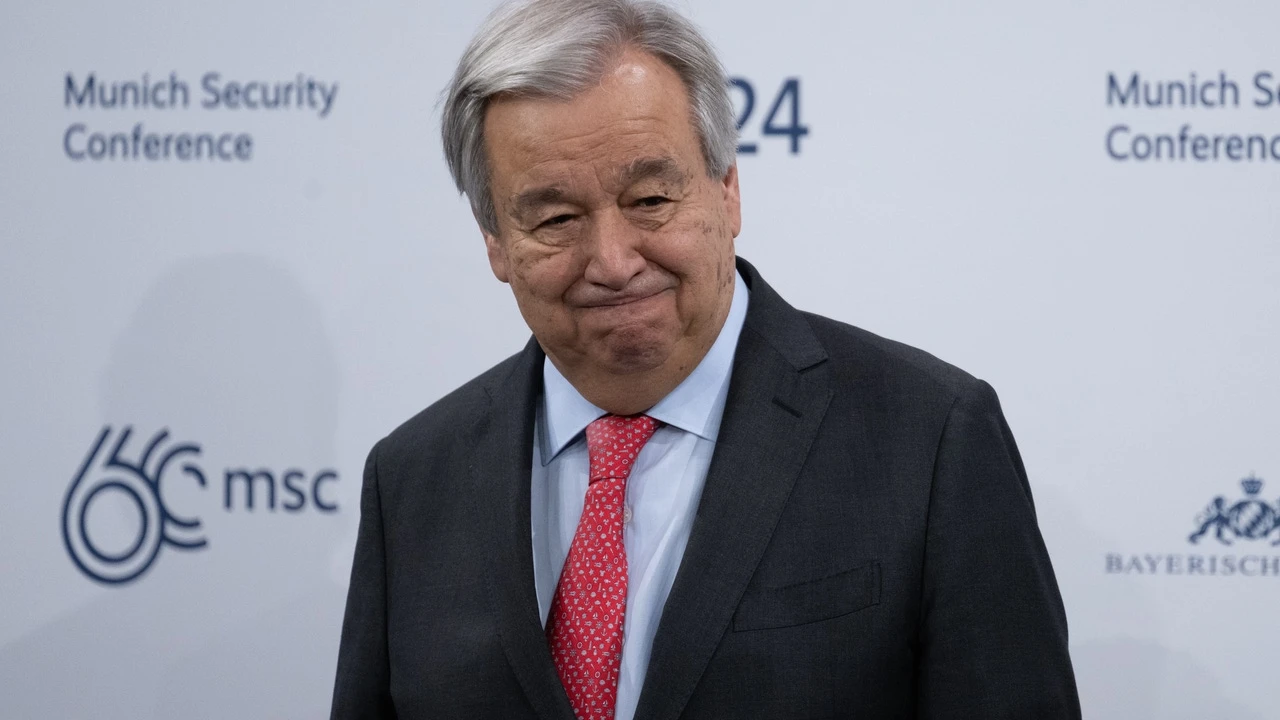 Guterres se muestra pesimista sobre las negociaciones para un alto el fuego en Gaza