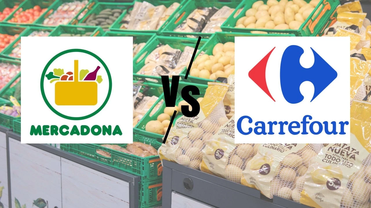 Una pareja cambia la compra del mes de Mercadona a Carrefour y al comparar los precios dictan sentencia: 