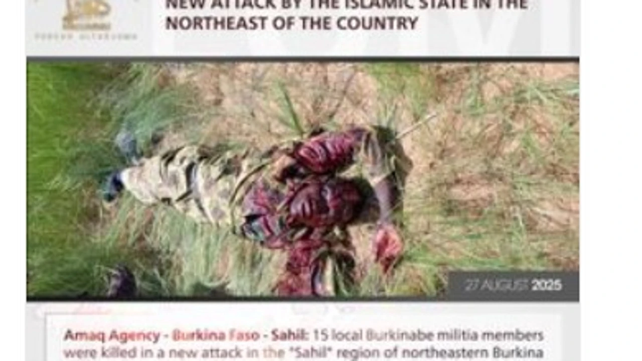 El Estado Islámico asesina a 15 militares en Burkina Faso