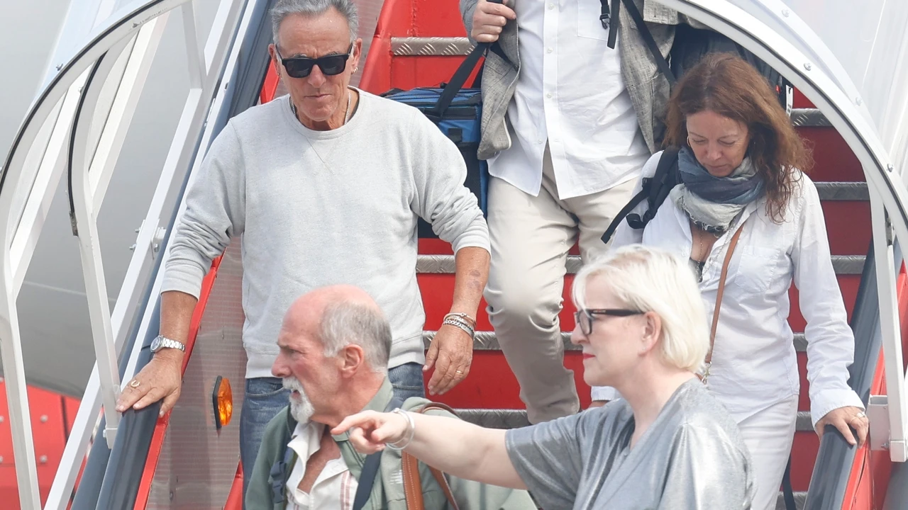 Bruce Springsteen llega a San Sebastián, la tierra de sus sueños