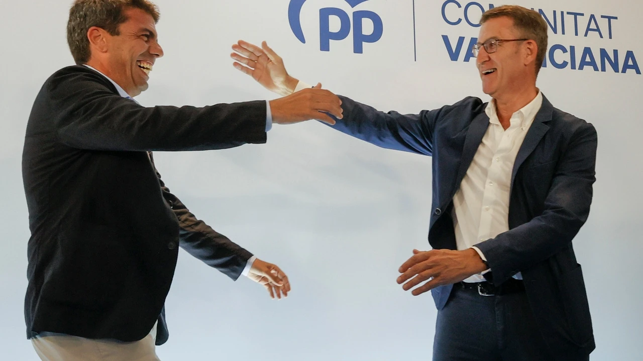 Mazón firma su aval de apoyo a Núñez Feijóo