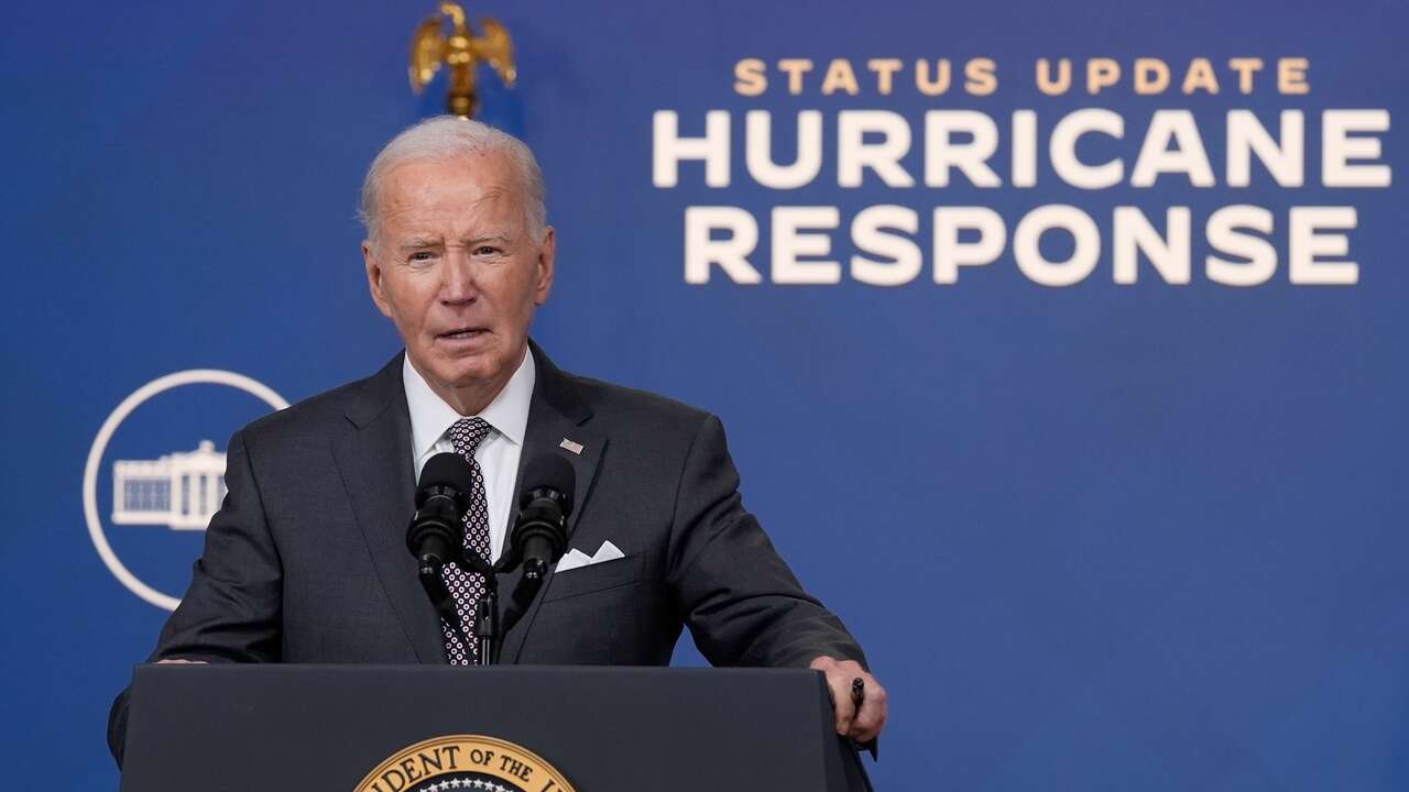 Biden carga contra Trump por desinformar sobre Milton: «Búscate una vida y ayuda a la gente»