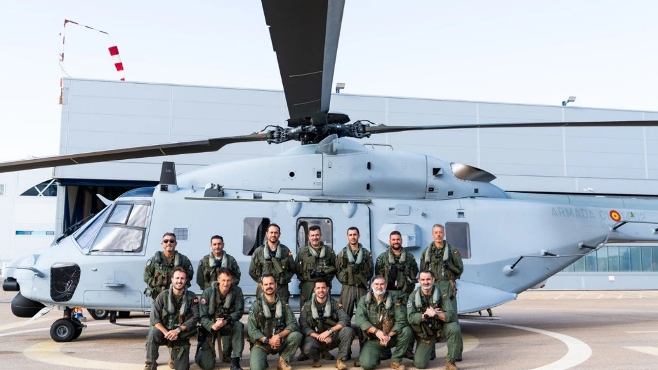 La Armada Española recibe los dos primeros helicópteros NH-90 Sable
