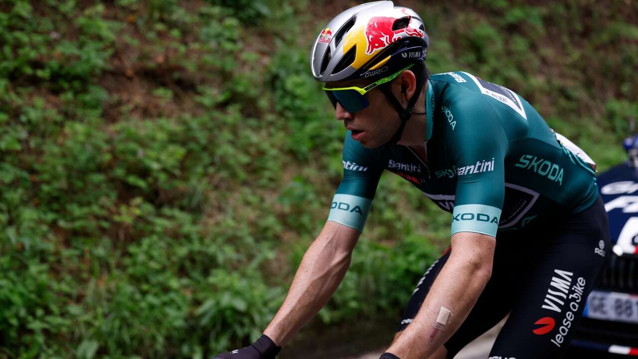 Vuelta a España: Abandono de Van Aert tras golpearse contra un muro de piedra