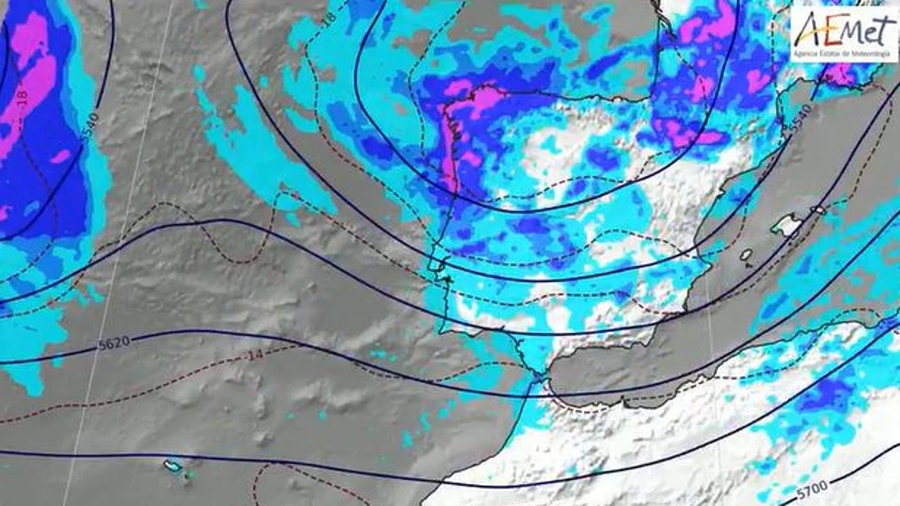 Una nueva borrasca amenaza el Puente de Mayo: la AEMET señala las zonas más afectadas por el temporal