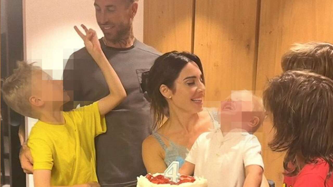 Pilar Rubio y Sergio Ramos, de lo más felices en una fiesta en familia