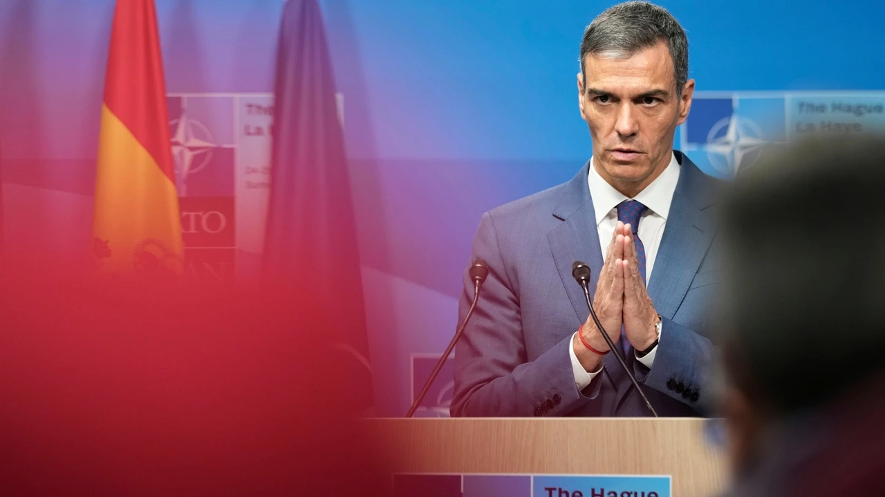 Sánchez, preguntado por la amenaza a España de Trump por no incrementar el gasto militar: 