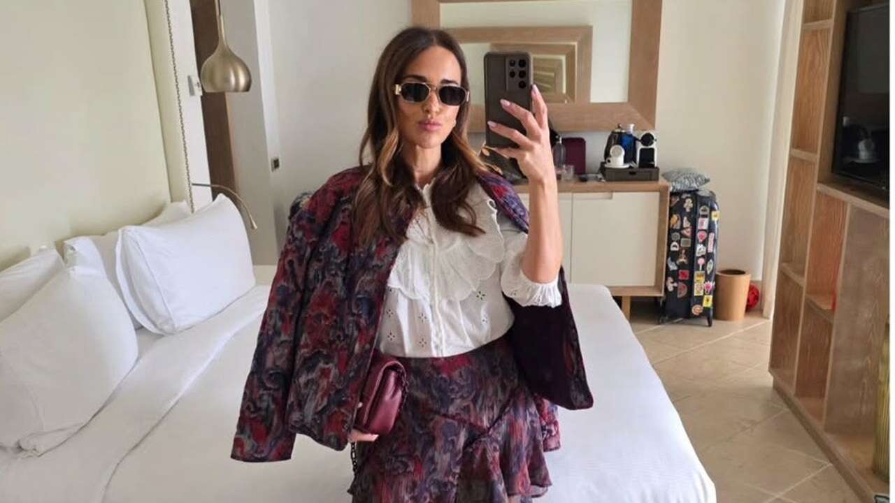 Paula Echevarría se adelanta a la primavera desde Marbella con el conjunto más boho de Zara que todas necesitamos