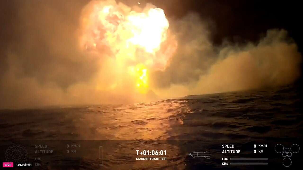 Lo último de Space X: su nave espacial explota tras estrellarse en el océano