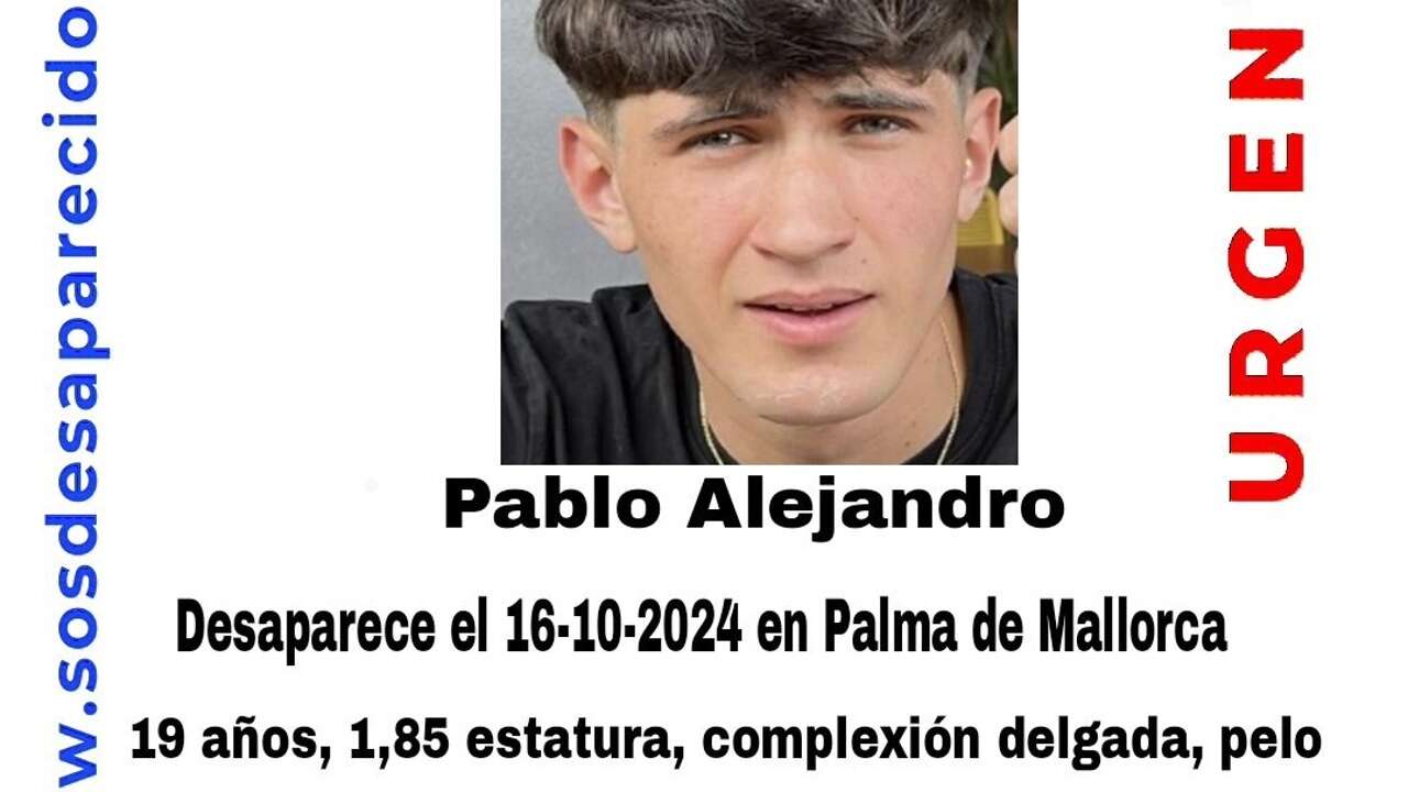 Localizado el cuerpo sin vida del joven de 19 años desaparecido en Palma